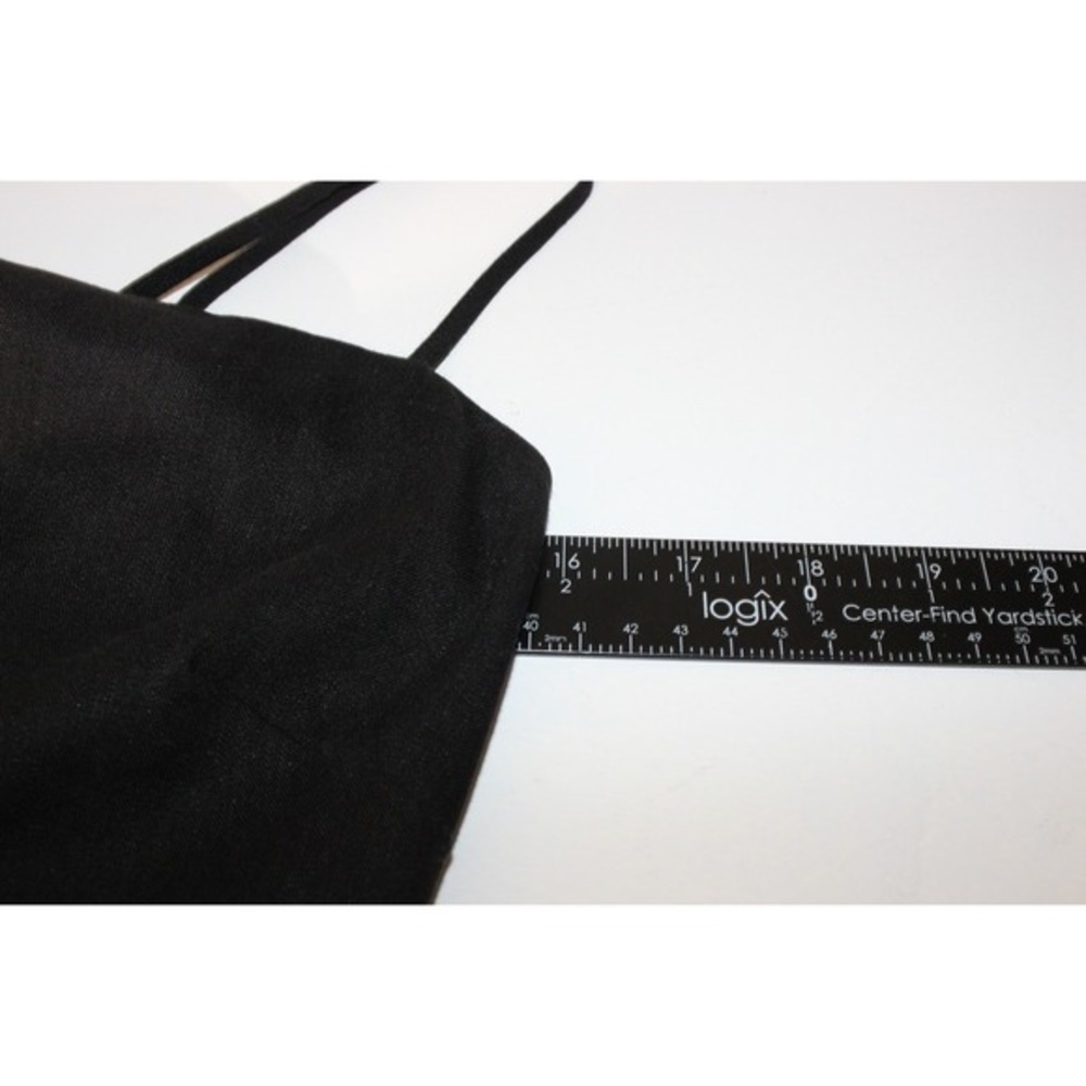 Modern Citizen Mini Dress Cutout Back‎ Linen Blend Large Black - Picture 5 of 7